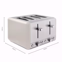 Tower Cavaletto 4 Slice Stainless Steel Toaster Latte - Additional view 8
