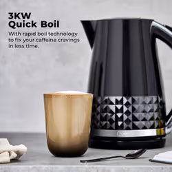 Tower Solitaire 1.5L 3KW Kettle - Black - Additional view 5
