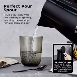 Tower Solitaire 1.5L 3KW Kettle - Black - Additional view 7