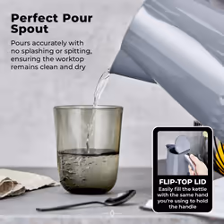 Tower Solitaire 1.5L 3KW Kettle - Grey - Additional view 7