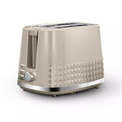 Tower Solitaire 2 Slice Toaster - Latte