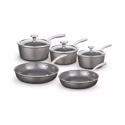 Tower Cerastone Pro 5 Piece Cookware Set, Non-Stick Coating & Riveted Steel Handles, 18/20/22cm Saucepans & 20/24cm Frying Pa ...