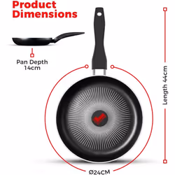 Tower T70030 SmartStart Gourmet 24cm Frying Pan Non-Stick