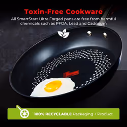 Aluminium Frying Pan Smart Start Tech 32cm Ultra Forged Aeroglide Ultra Nonstick - Additional view 9
