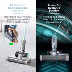 Tower T513011 stick vacuum/electric broom Battery Dry Bagless 1 L 150 W Blue - Additional view 5