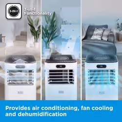 Black & Decker BXAC40025GB portable air conditioner 0.6 L 56 dB 1005 W White - Additional view 5