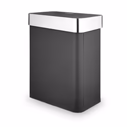 Tower T938020BLTower T938020BLK Compact Sensor Bin, Large 60L, Hands Free Opening, Automatic Close, Retaining Ring, BlackK - ...
