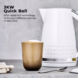 Tower Solitaire 1.5L 3KW Kettle - White - Additional view 7