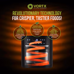 Tower 6 Litre Vortx Space Saver Digital Air Fryer - Additional view 7