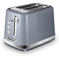 Tower Saturn 2 Slice Toaster 7 Browning Levels T20083GRY (Grey)