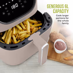 Tower T17127MSH fryer Single 6 L Stand-alone 1700 W Hot air fryer Brown - Additional view 4