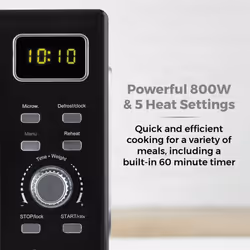 TOWER T24041BLK - 20L 800W Digital Microwave