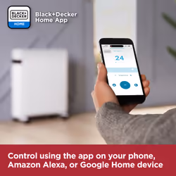 Black & Decker BXRA43017GB electric space heater Indoor White 2500 W Oil-free radiator