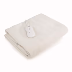 Carmen C81196 Double Heated Under Blanket with Overheat Protection, 70W, White