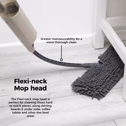 Tower Flexi Spray Mop, Double-sided head, Flexi-neck, Latte & Grey T869008MSH
