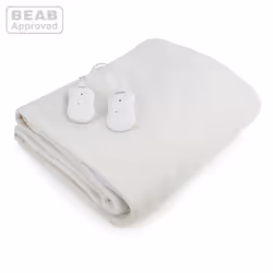 Carmen C81190 electric blanket 65 W White Fleece