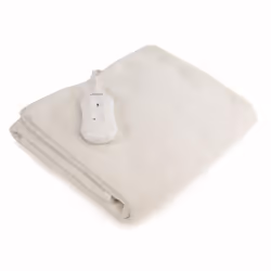 Carmen C81192 Single Heated Under Blanket with Overheat Protection, 40W, White