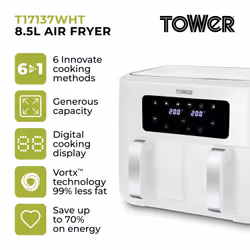 Tower Vortx 8.5L Dual Basket Air Fryer