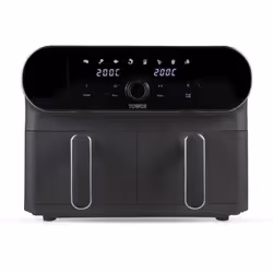 Tower Vortx Elite 10.4L Duo Basket Digital Air Fryer, Hot air fryer, 10.4 L, Vortx, 40 °C, 200 °C, 60 min