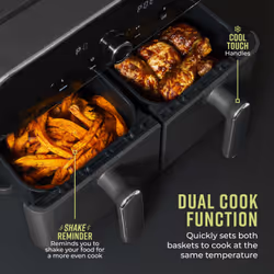 Tower Vortx Elite 10.4L Duo Basket Digital Air Fryer - Additional view 4
