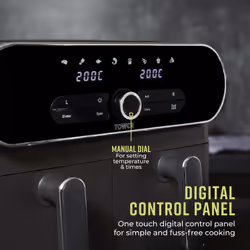 Tower Vortx Elite 10.4L Duo Basket Digital Air Fryer - Additional view 5
