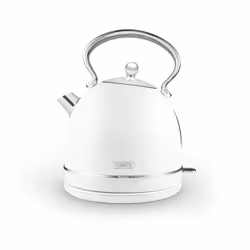 Tower T10076WHT, 1.7 L, 3000 W, Chrome, White, Stainless steel, Water level indicator, Cordless