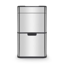 Tower Ozone Recycling Sensor Bin, 50L, Hands Free Opening, Carbon Filter, Stainless Steel T938021SS