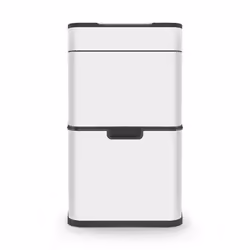 Tower Ozone Recycling Sensor Bin, 50L, Hands Free Opening, Carbon Filter, White T938021WHT