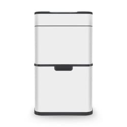 Tower Ozone Recycling Sensor Bin, 50L, Hands Free Opening, Carbon Filter, White T938021WHT
