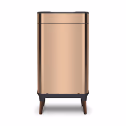 Tower Ozone Sensor Bin with Legs, 65L, Hands Free Opening, Carbon Filter, Copper T938022COP