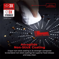 Tower SmartStart Classic Multi-Pan & Lid, Easy Clean Aeroglide Non-Stick, Oven Safe, Long Lasting, T700308
