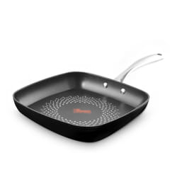 Tower SmartStart Ultra Forged Grill Pan, Easy Clean Aeroglide Non-Stick, Induction Compatible, Oven Safe, Long Lasting, T900307