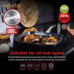 Tower SmartStart Ultra Forged Grill Pan, Easy Clean Aeroglide Non-Stick, Induction Compatible, Oven Safe, Long Lasting, T900307 - Additional view 5