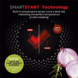 Tower SmartStart Ultra Forged Multi-Pan & Lid, Easy Clean Aeroglide Non-Stick, Induction Compatible, Oven Safe, Long Lasting, T900308