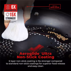 Tower SmartStart Ultra Forged Multi-Pan & Lid, Easy Clean Aeroglide Non-Stick, Induction Compatible, Oven Safe, Long Lasting, T900308