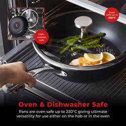 Tower SmartStart Ultra Forged Multi-Pan & Lid, Easy Clean Aeroglide Non-Stick, Induction Compatible, Oven Safe, Long Lasting, T900308 - Additional view 7