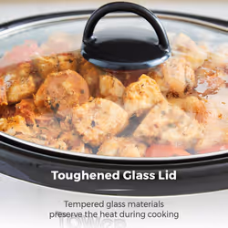 Tower T16040 Slow Cooker with 3 Heat Settings and Removable Dishwasher Safe Pot, 6.5 Litre, Stainless Steel - Additional view 7