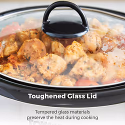 Tower T16039Y Slow Cooker with 3 Heat Settings and Removable Dishwasher Safe Pot, 3.5 Litre, Stainless Steel - Additional view 7