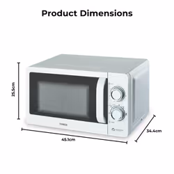 Manual Microwave White 20L 800W by Tower Kitchen Small Appliance