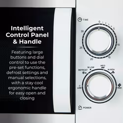 Manual Microwave White 20L 800W by Tower Kitchen Small Appliance - Additional view 4