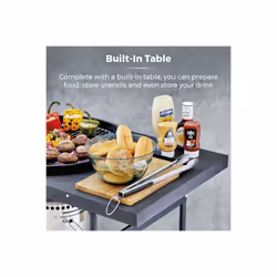 Tower T978572 outdoor barbecue/grill Barrel Charcoal (fuel) Black - Additional view 4
