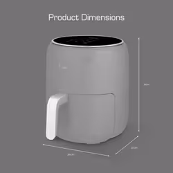 Swan Retro Single 4.5 L Stand-alone 1500 W Hot air fryer Grey - Additional view 6
