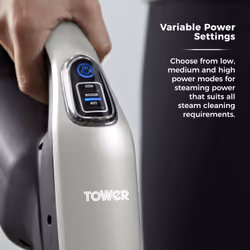 Tower T134001PL steam cleaner Steam mop 0.36 L 1300 W Black, Platinum - Additional view 8