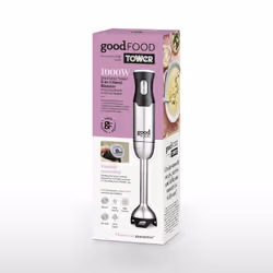 Tower GF12012 blender 0.6 L Immersion blender 1000 W Black, Stainless steel - Additional view 8