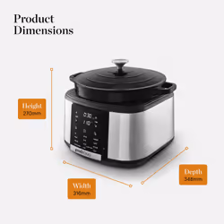 Tower GF16012 multi cooker 5.5 L 1500 W Black, Stainless steel - Additional view 6
