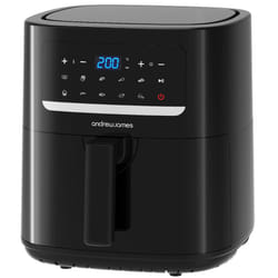 Andrew James 4.5L Air Fryer - Oil-Free Cooking for Healthier Meals, 10 Cooking Functions Including Frying, Baking, Roasting, and Grilling - Easy to