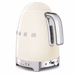 Smeg 50's Style Retro Range Breakfast Set, Variable Temperature Kettle & Multi-Functional Control 2-Slice 950W Toaster, Cream, KLF04CRUK/ TSF01CRUK - Additional view 4