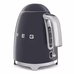 Smeg 50's Style Retro Range Breakfast Set, 1.7L 3000W Kettle and Multi-Functional Control 2-Slice 950W Toaster, Slate Grey, KLF03GRUK/ TSF01GRUK