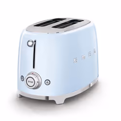 Smeg 50's Style Retro Range Breakfast Set, 0.8L 1400W Mini Kettle and Multi-Functional Control 2-Slice 950W Toaster, Pastel Blue - Additional view 6