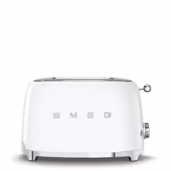 Smeg 50's Style Retro Range Breakfast Set, 1.7L 3000W Variable Temperature Kettle and 2-Slice 950W Toaster, White